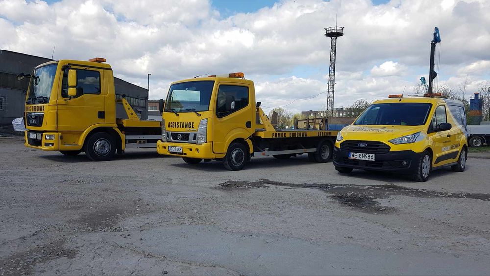 Usługi transportowe laweta pomoc drogowa holowanie naprawa