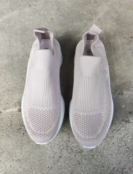 Sapatilhas slip-on bege