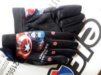 Детские вело перчатки Капитан Америка