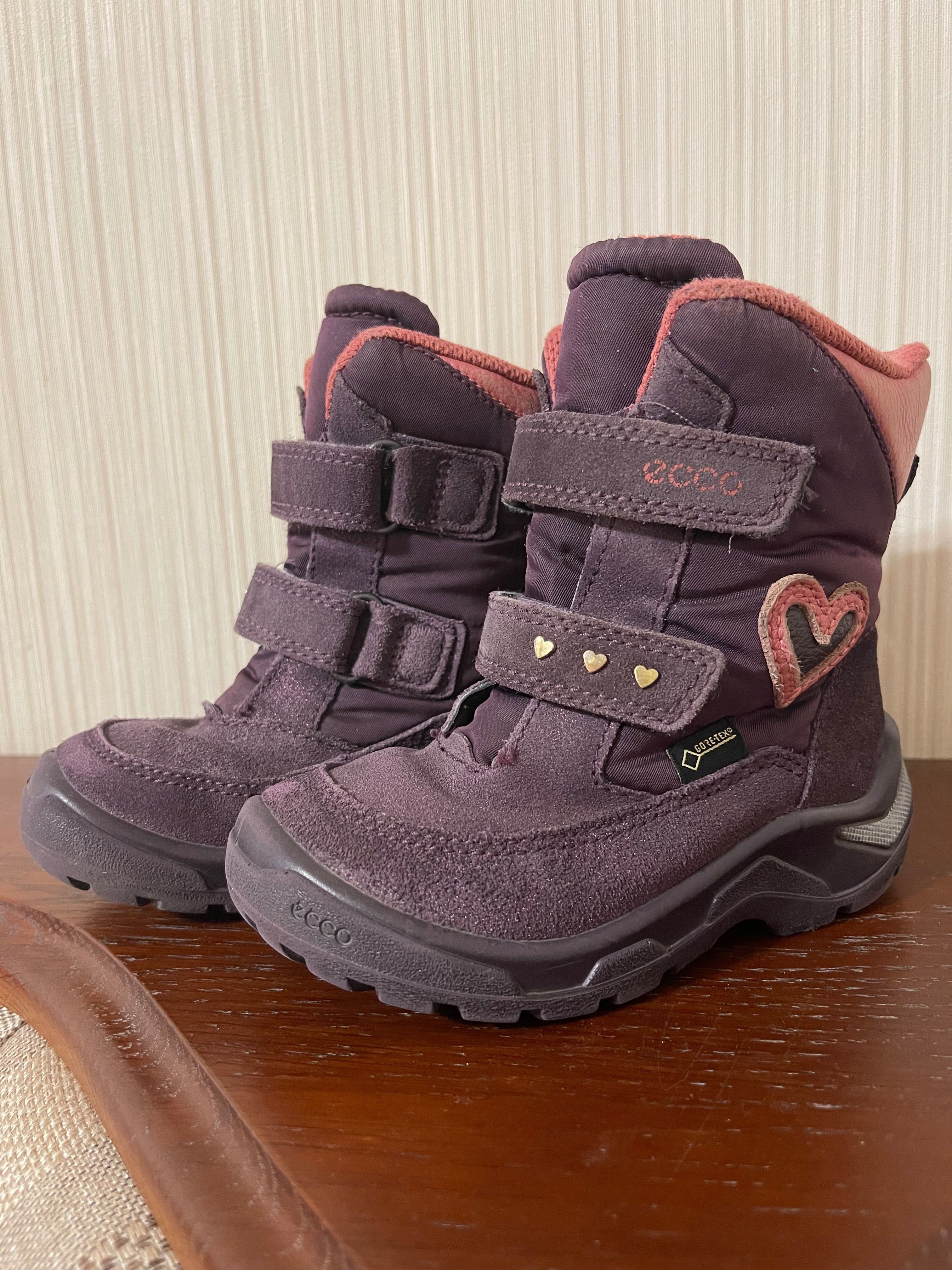 Дитячі зимові  термо черевики Ecco 25 розмір