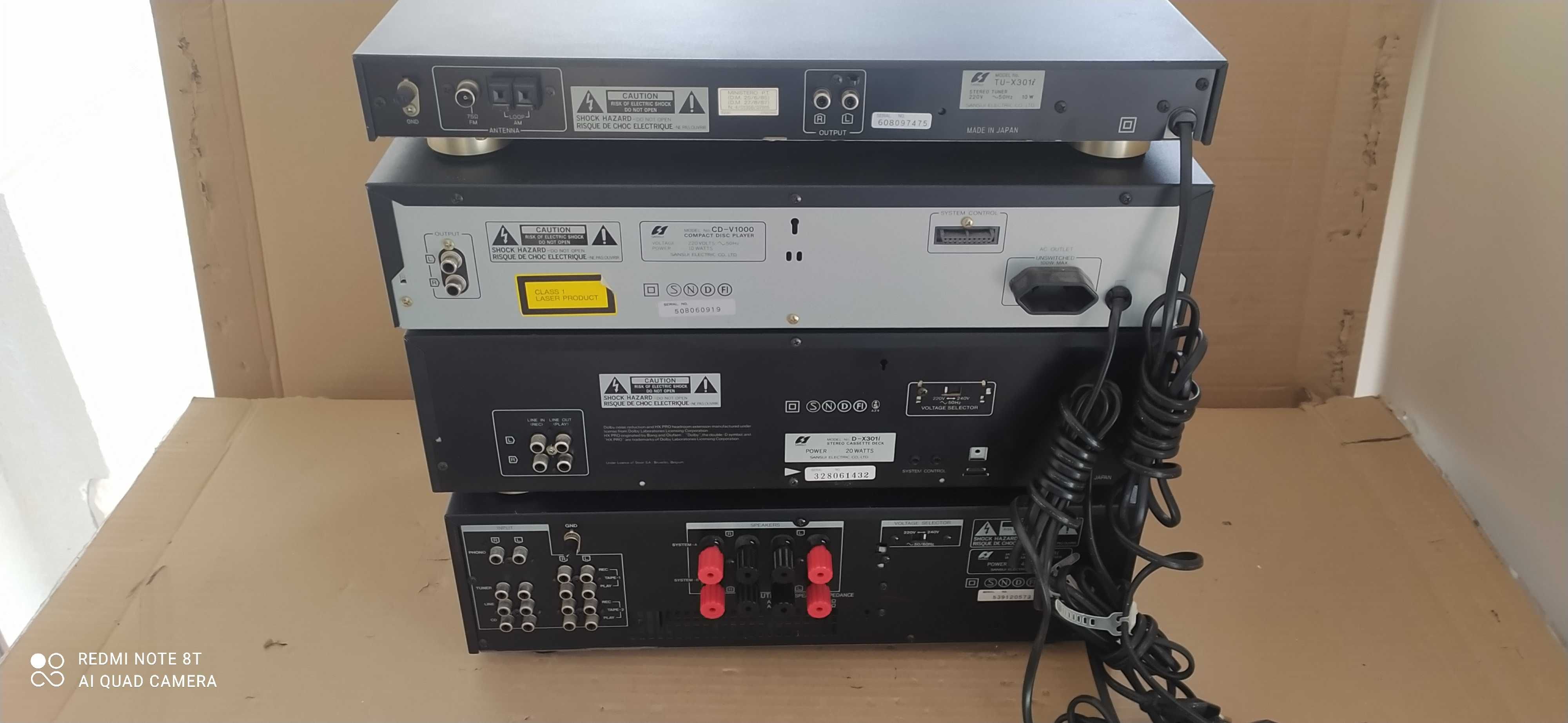 Sansui wieża segmentowa zestaw x4