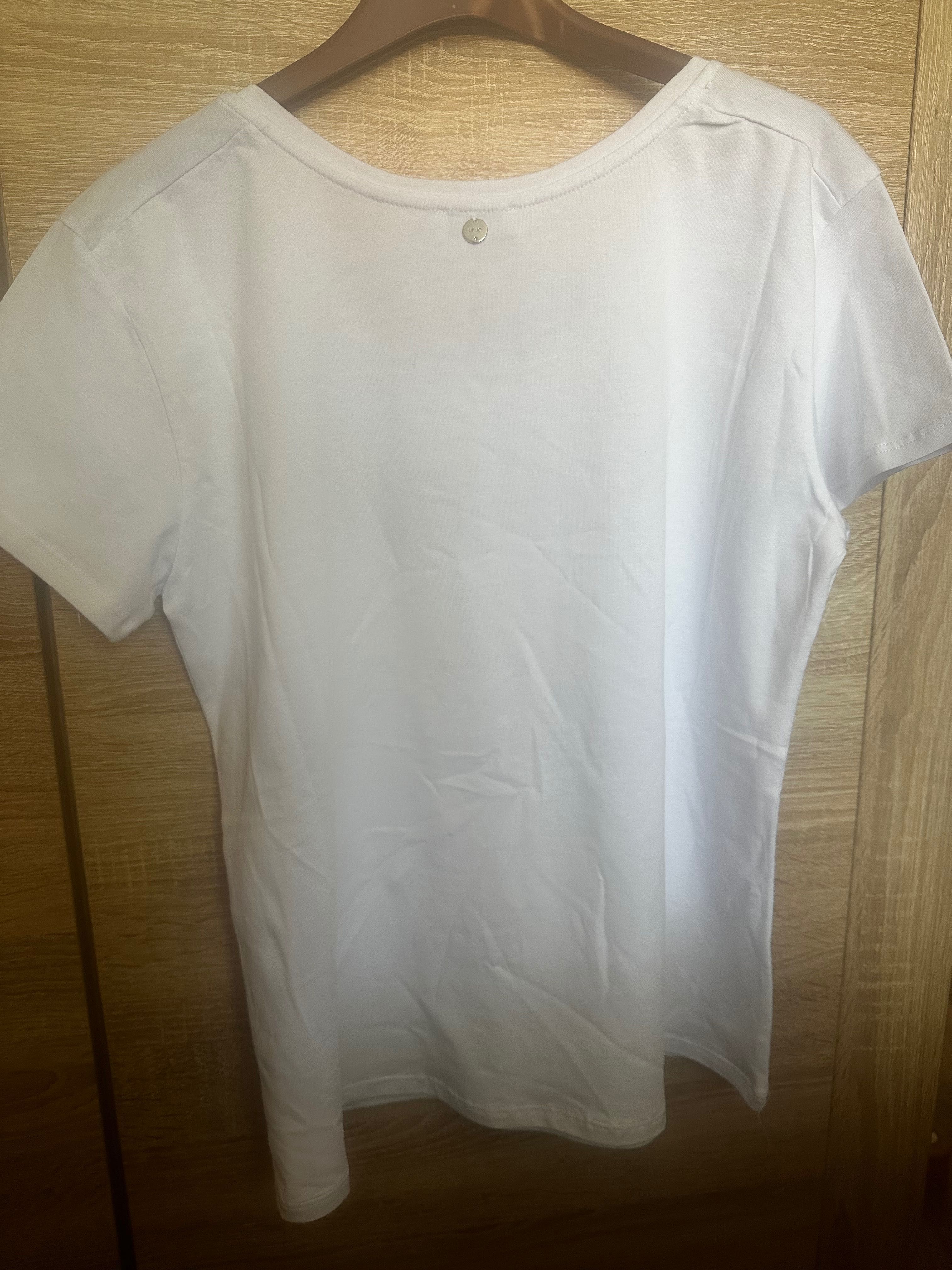 Biały T-shirt Liu Jo roz M