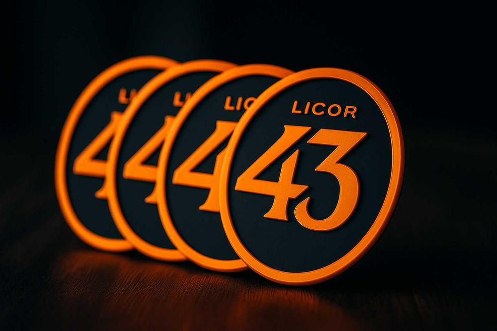 Podstawka pod szklankę, coaster, Licor 43, prezent