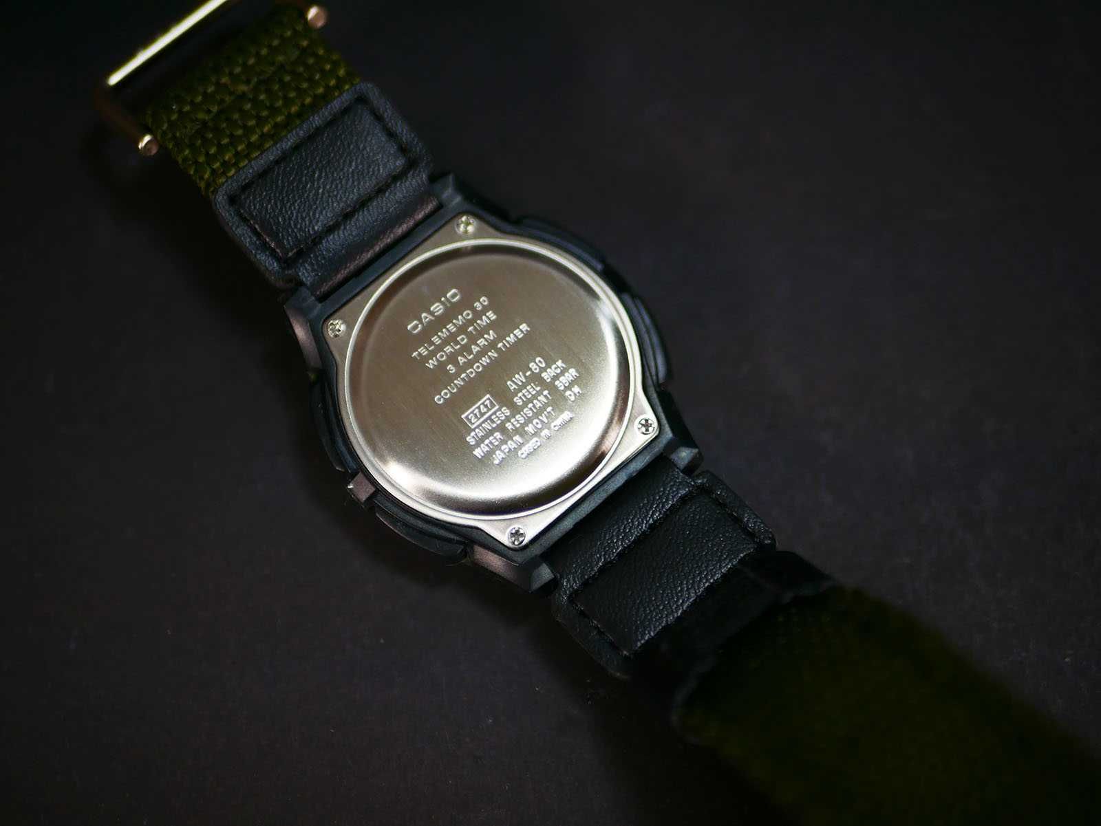 Годинник Casio AW-80V-3BV Green цифро-аналоговий