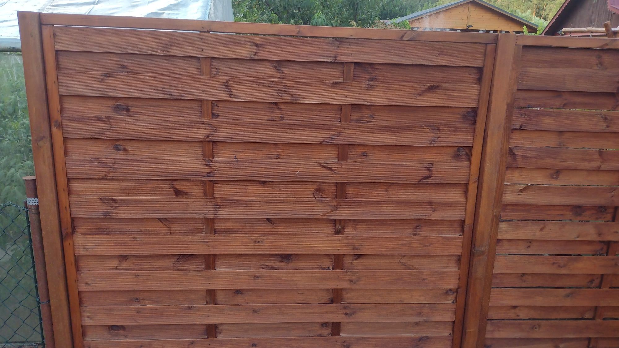 Panel ogrodzeniowy drewniany