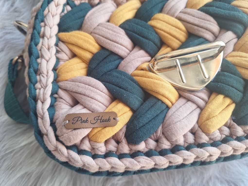 Torebka Pink Hook Handmade