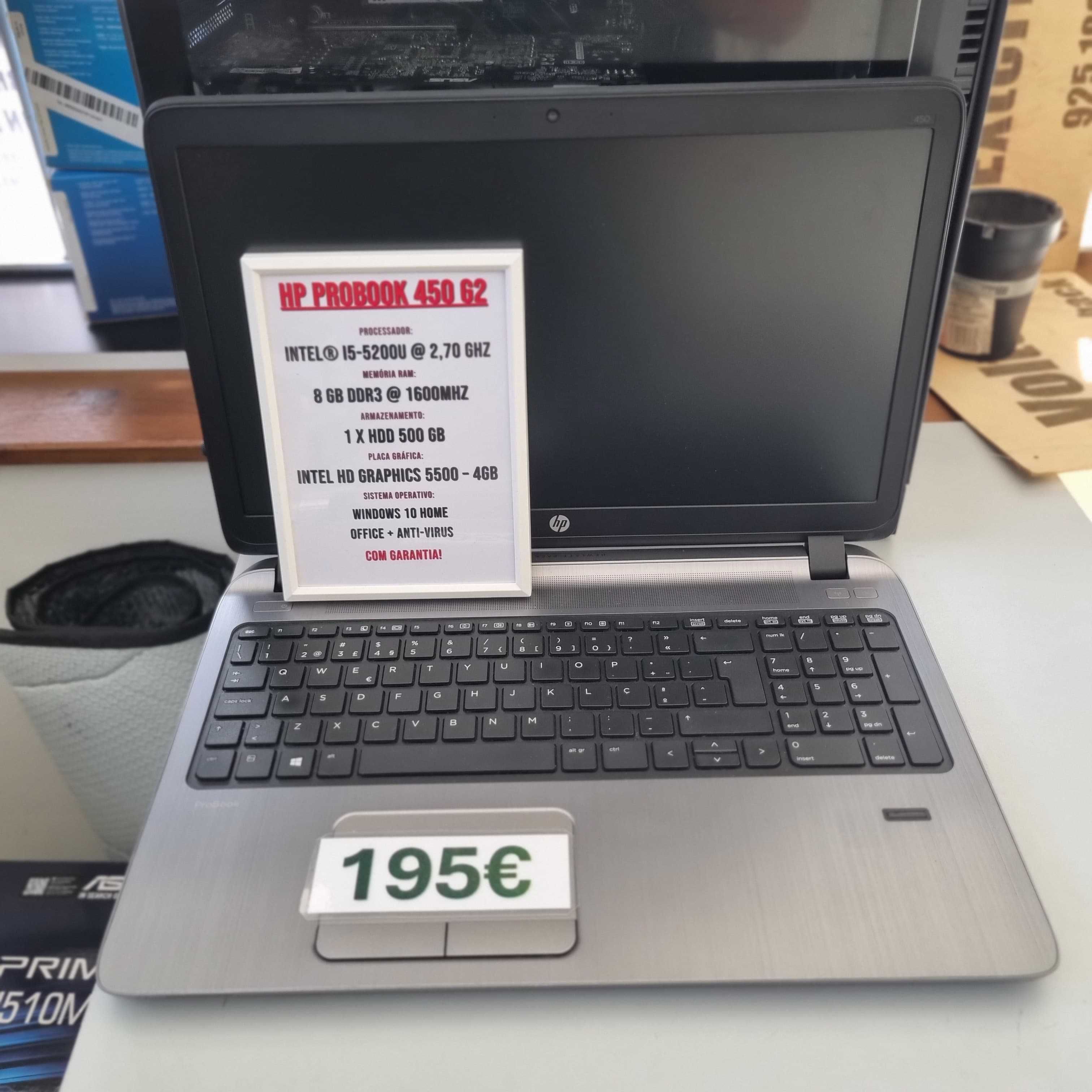 Computador Portátil HP Probook 450 G2