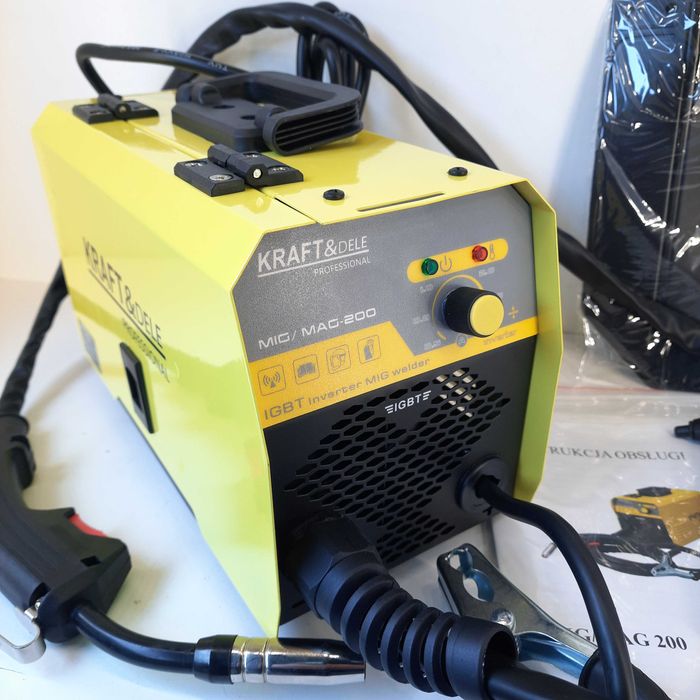 Inwertorowy migomat bezgaz 200A Półautomat spawalniczy MIG/MAG KD810