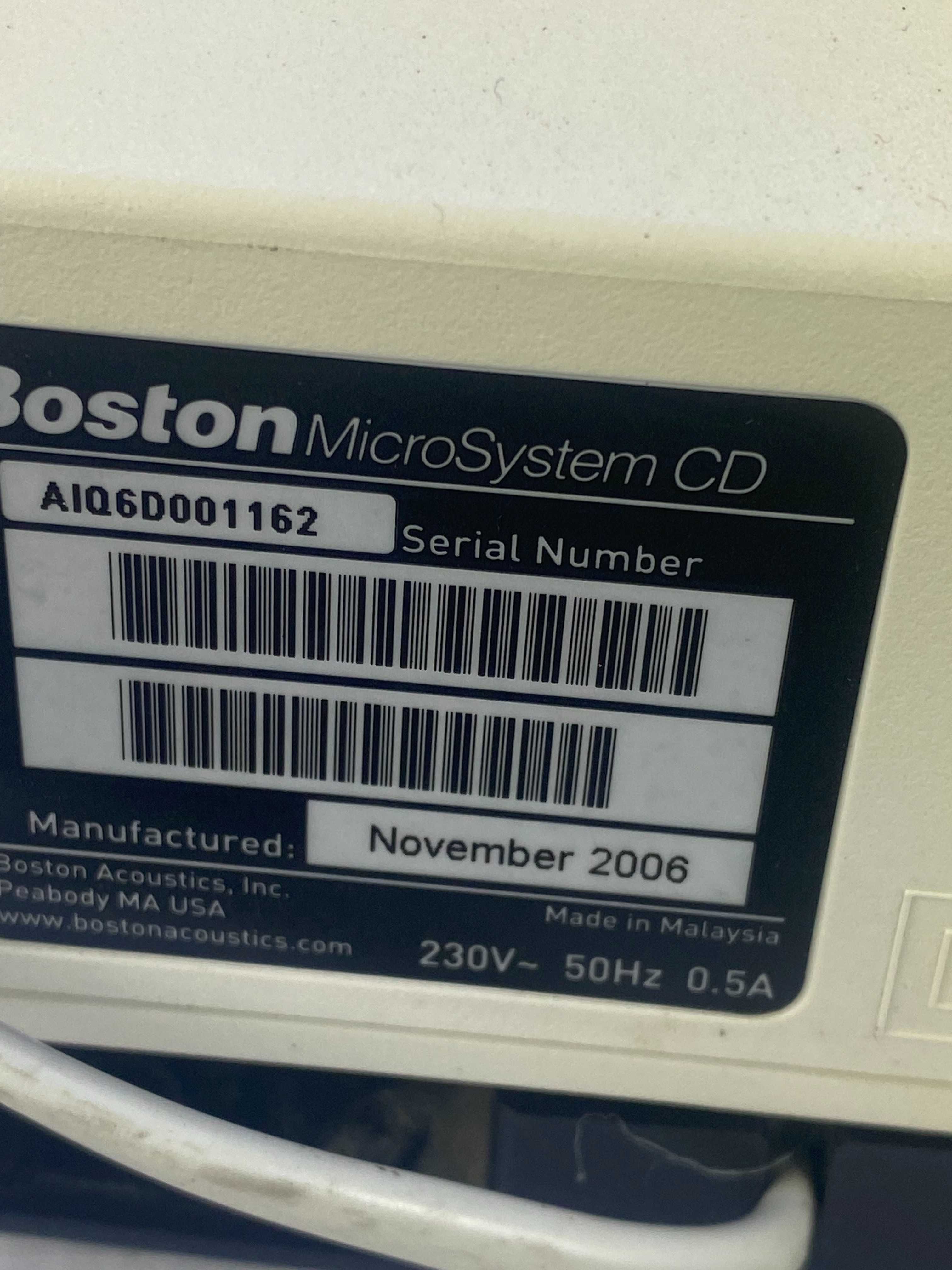 Radio Boston microsystem cd