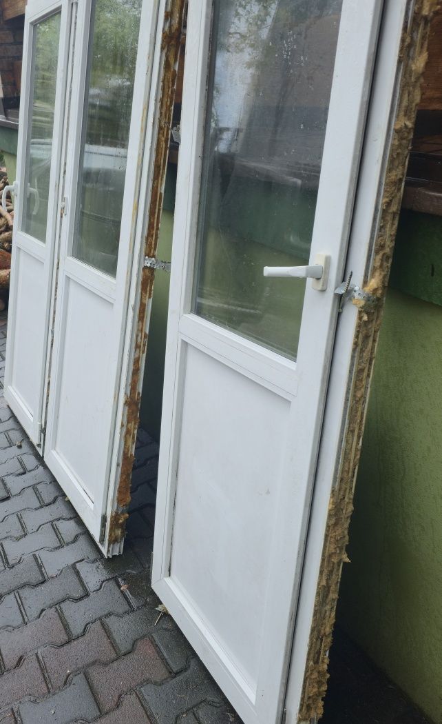 Drzwi balkonowe PCV używane