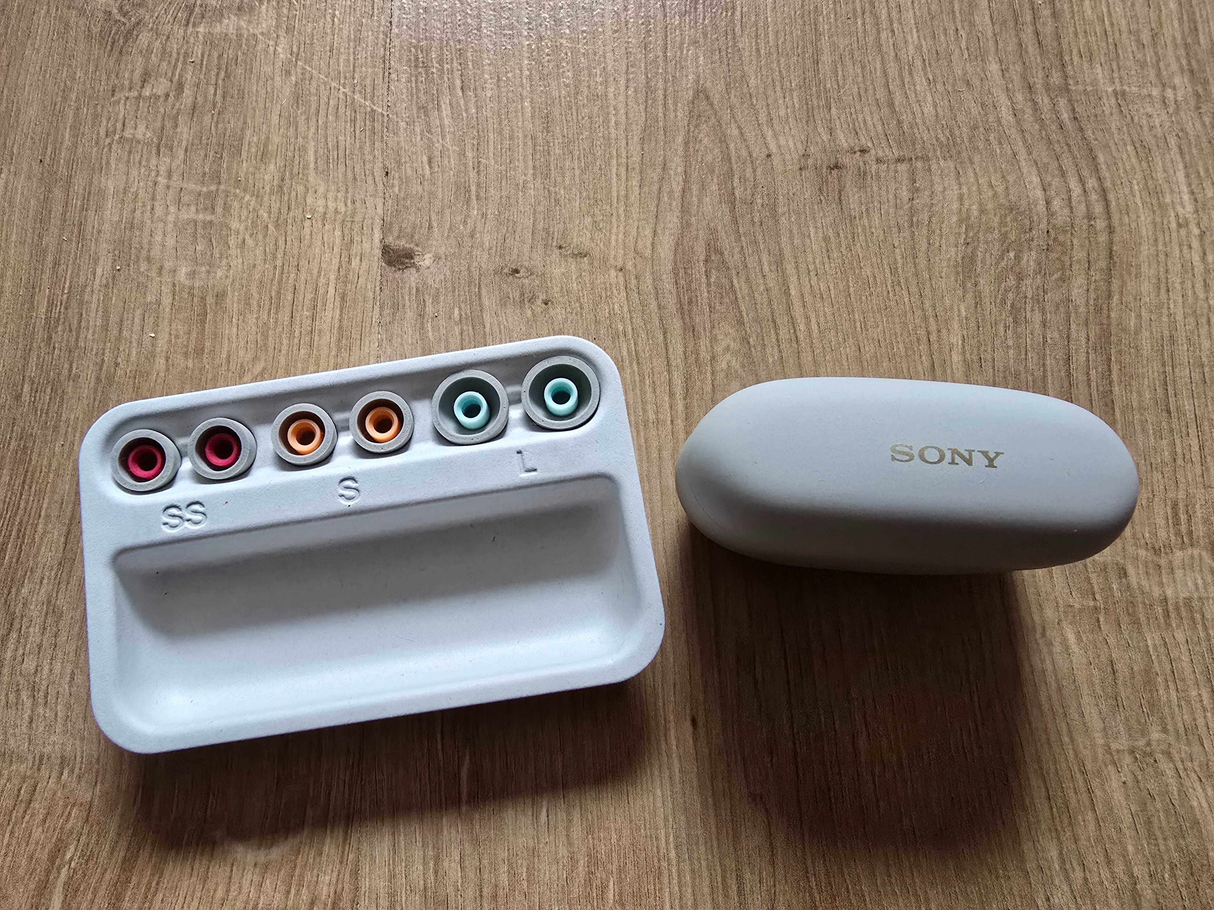 Słuchawki dokanałowe Sony WF-1000XM5 srebrne