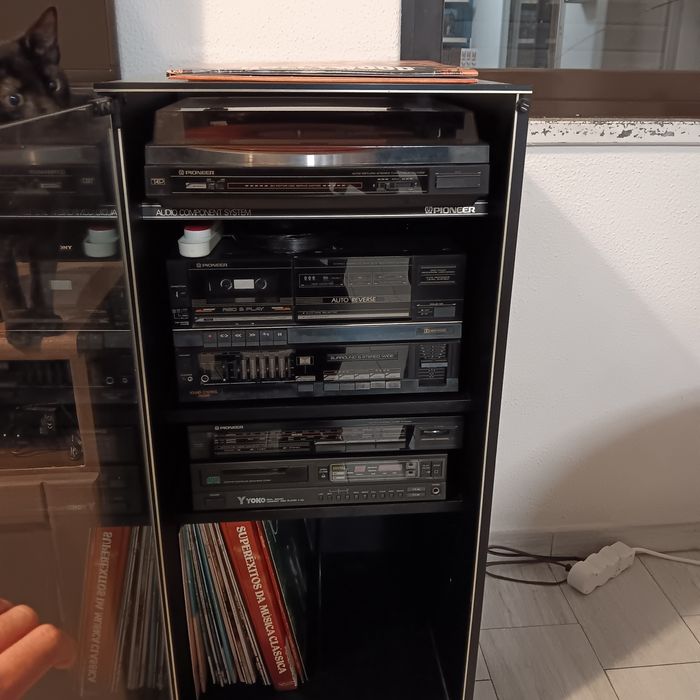 Toca disco pl-x33z conjunto completo pioneer