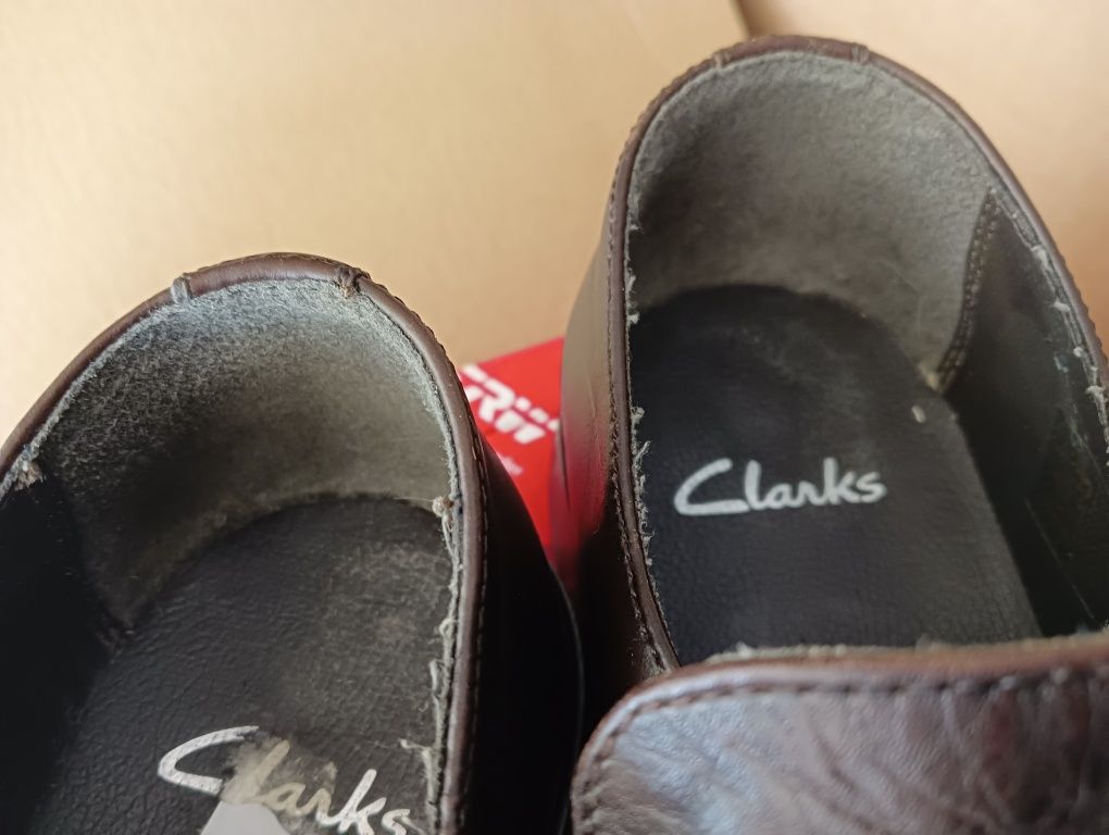 -60% Nowe buty Clarks 41 pantofle 26,5cm mokasyny sztyblety ecco skóra