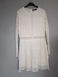 Sukienka koronkowa biała rozmiar XL