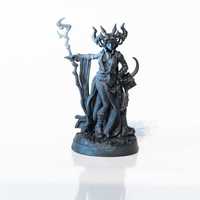 Nekromantka, czarodziejka, wiedźma - figurka, wydruk 3D z żywicy