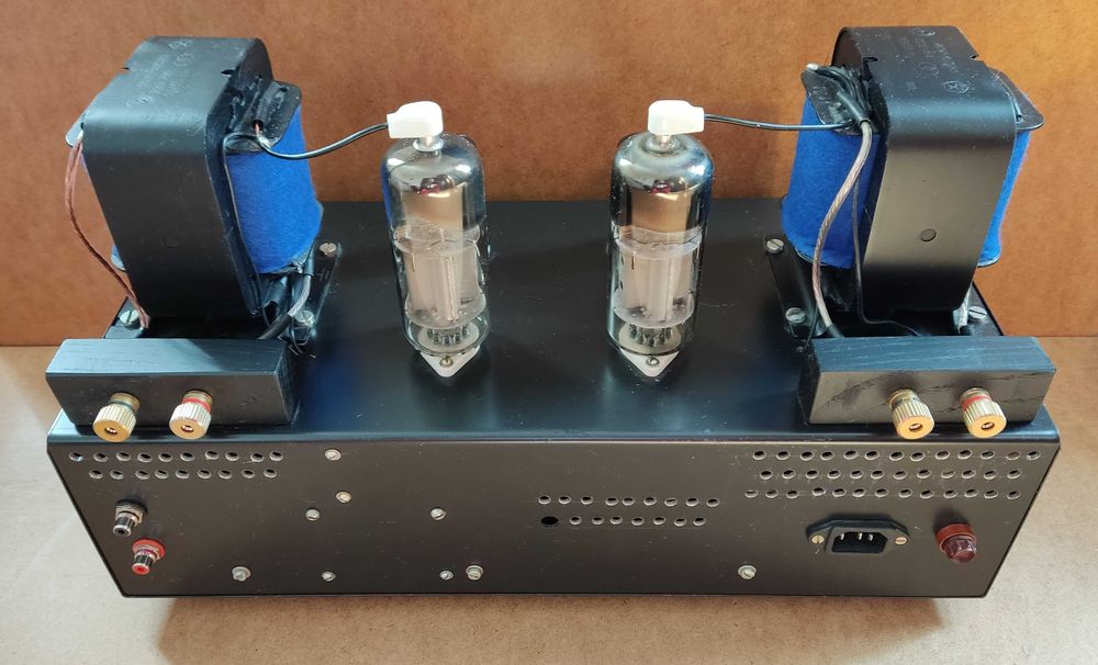 Ламповый однотактный стерео усилитель на лампах 6П9 и 6П42С