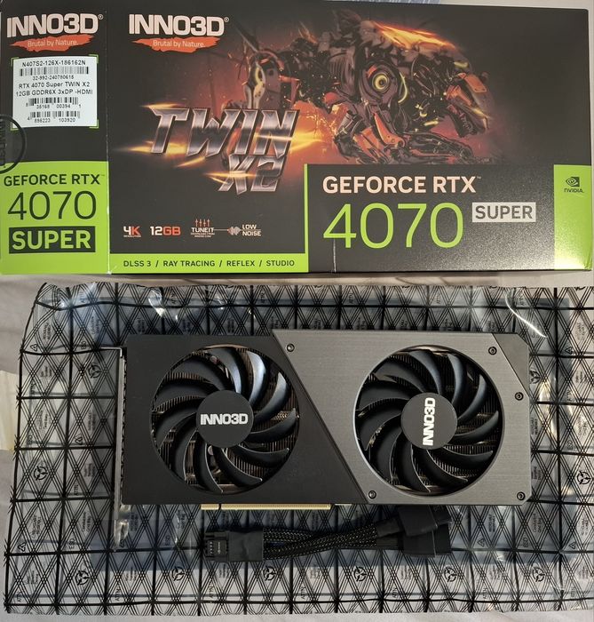 INNO3D GeForce RTX 4070 Super Twin X2 12GB GDDR6X