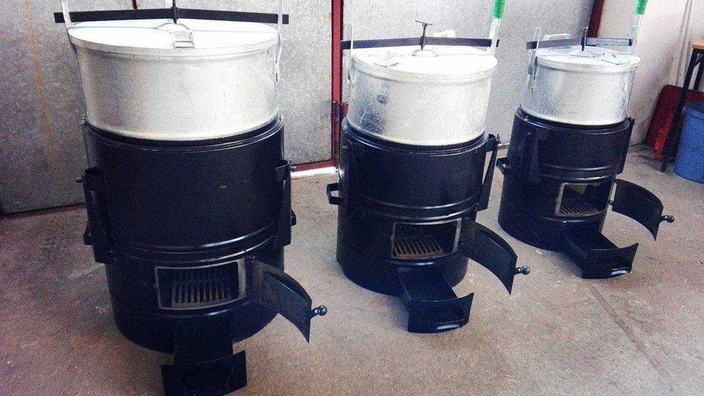 Parnik węglowy zbiornik ocynkowany / nierdzewny 60L 100L 160L -NOWY-