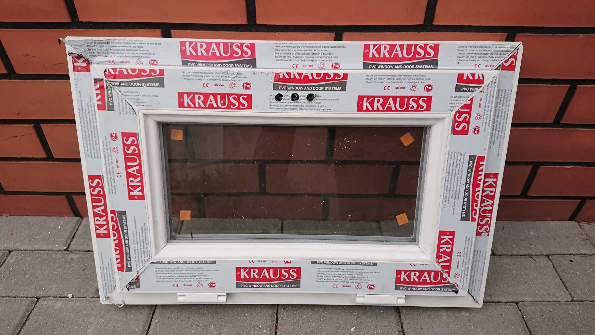 Okno PCV białe 600x400 jednoskrzydłowe uchylne
