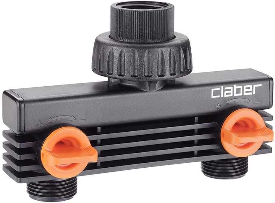 Rozdzielacz Claber 2-kierunkowy rozdzielacz węża ogrodowego 3/4"