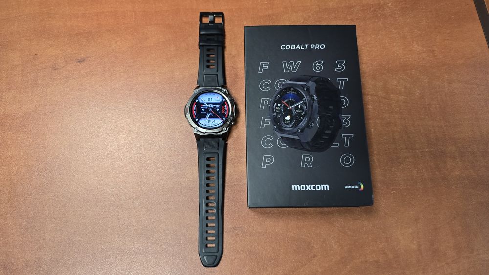 Maxcom FW63 Cobalt Pro czarny, stan bdb, gwarancja