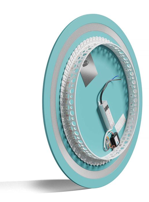 Lustro okrągłe podświetlane pokojowe łazienkowe LED Produkt PL 100cm