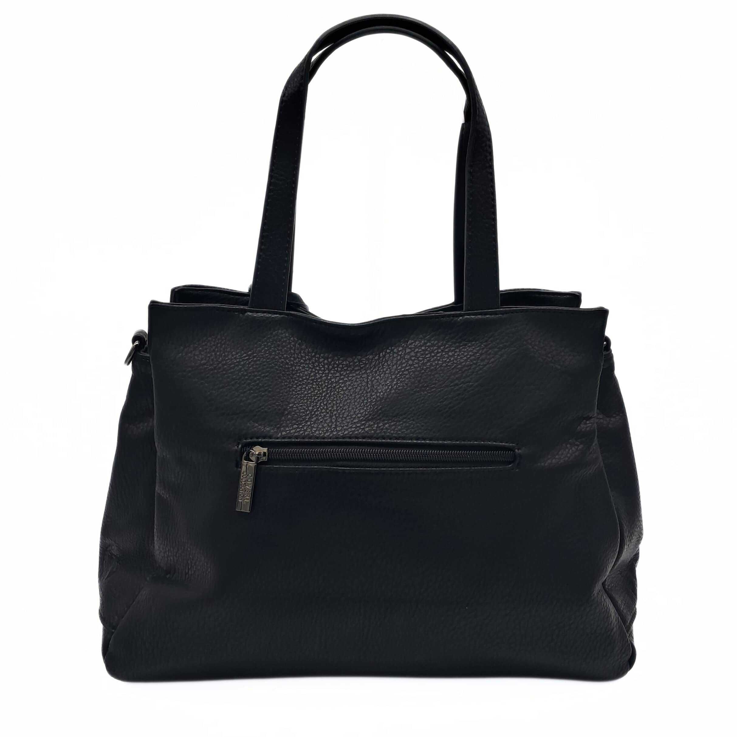 Czarny kuferek Coveri Collection torebka