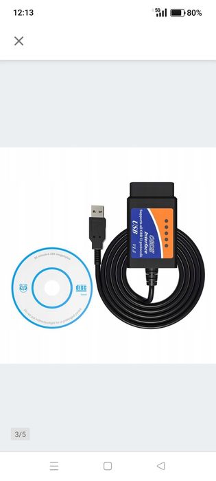 Obd2 plus płyta CD