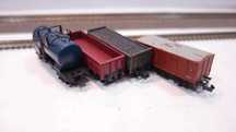 Zestaw 4szt wagon towarowy Lima Trix Fleichmann skala N /53