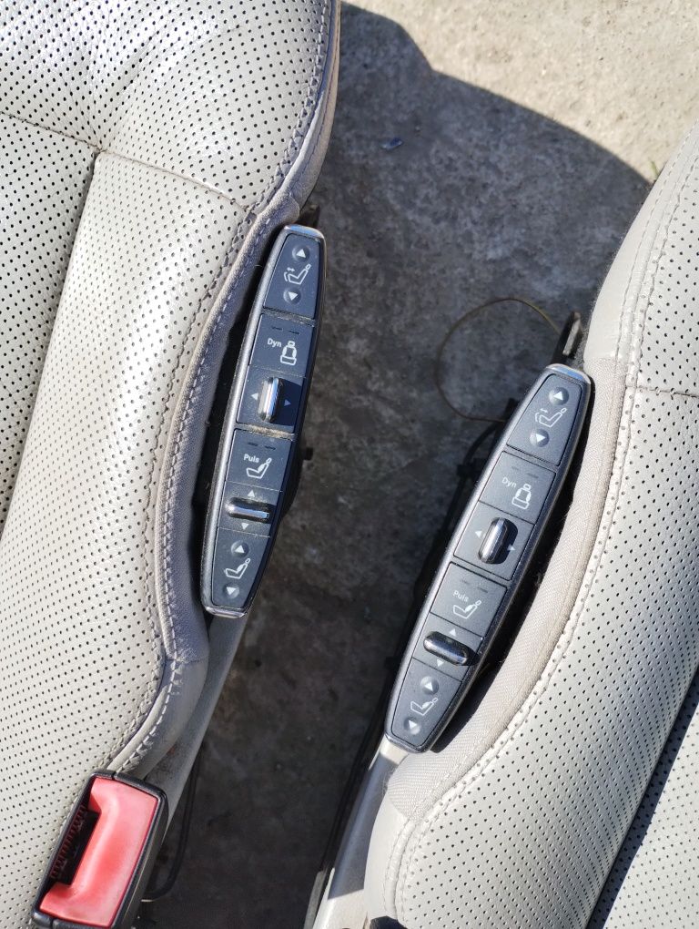 Fotele tapicerka Mercedes w212 sedan wentylowane masaże pamiec full