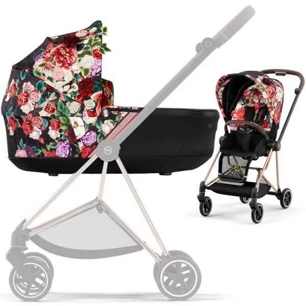 Cybex Mios 3.0 Wózek Głęboko-Spacerowy Spring Blossom Dark