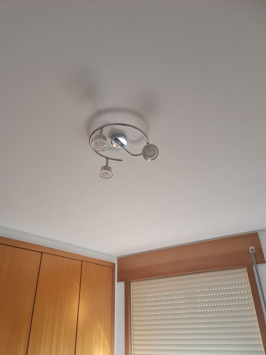 Candeeiro teto 3 focos