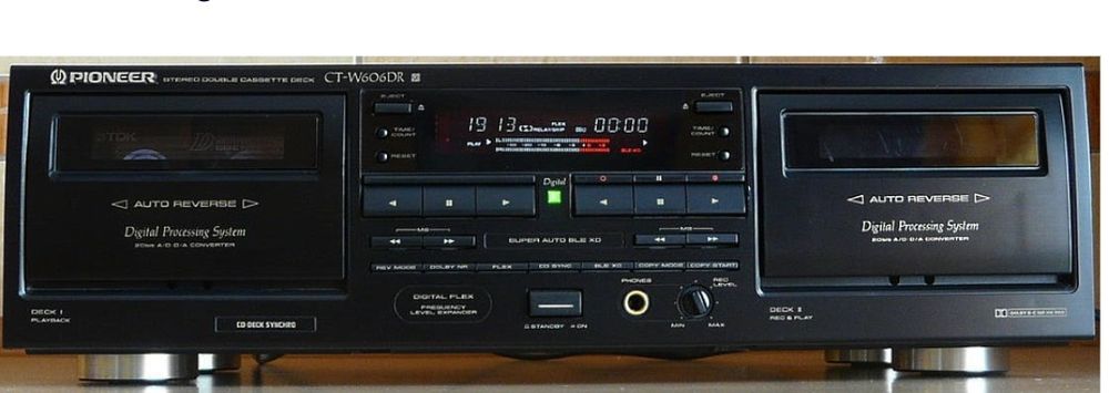 Cassete deck Pioneer ct w606dr