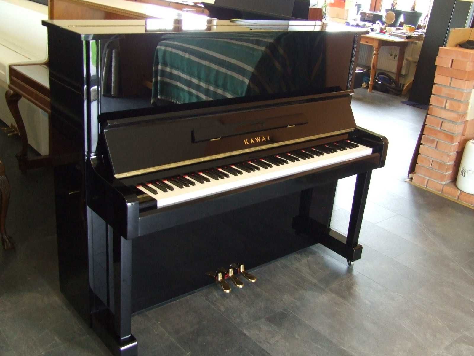 Pianino Kawai mod KS-1F, 123 cm wysok., czarne z moderatorem