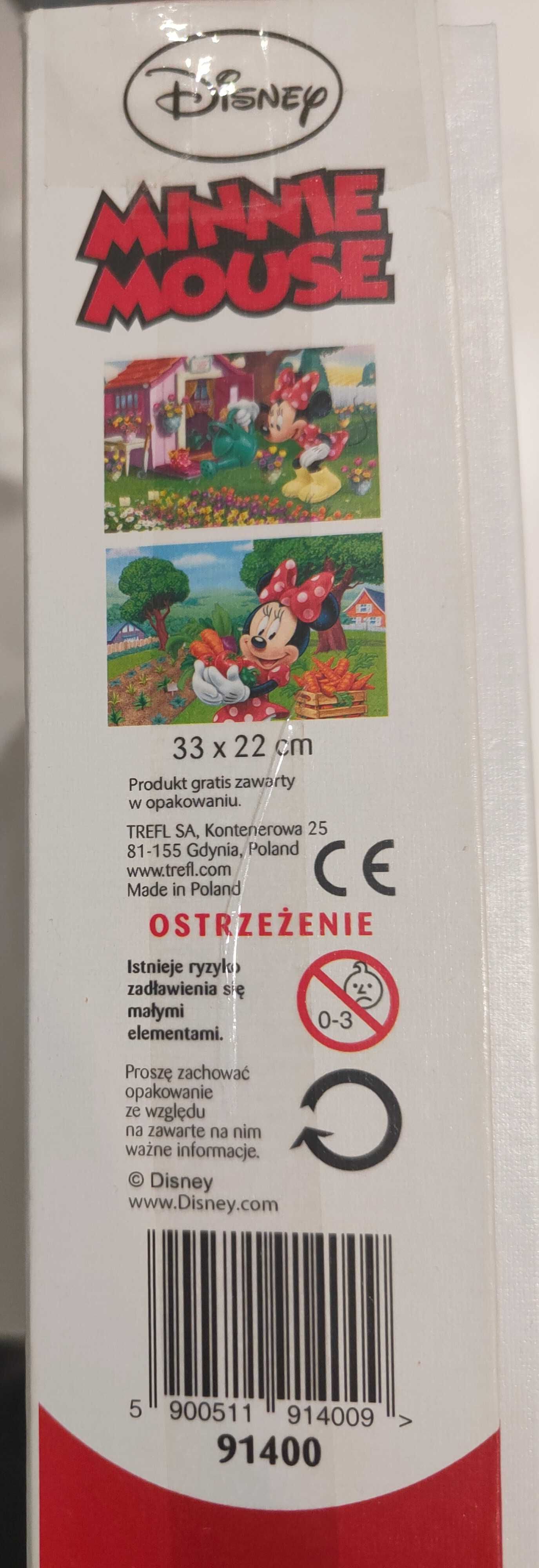 Trefl Puzzle Minnie Mouse 2x50, wiek 4+