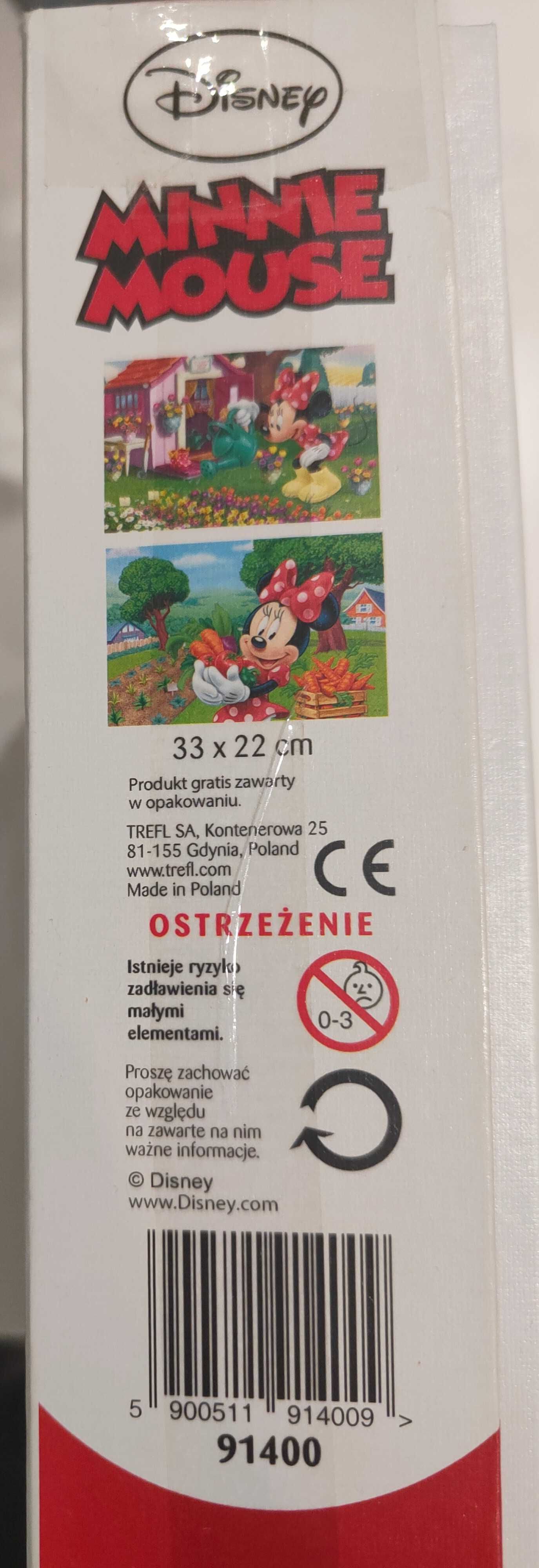 Trefl Puzzle Minnie Mouse 2x50, wiek 4+