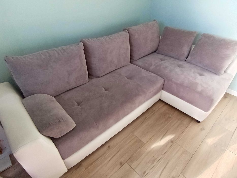 Narożnik 240x150x90 cm KANON NEW NAROŻNIK Z FUNKCJĄ SPANIA tkanina