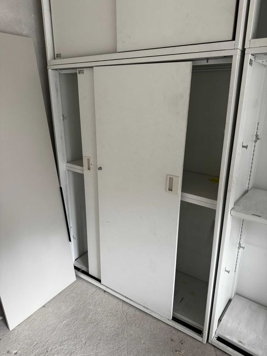 Komoda aktowa biała 120x160 komody aktowe biurowe metalowe Dynamobel