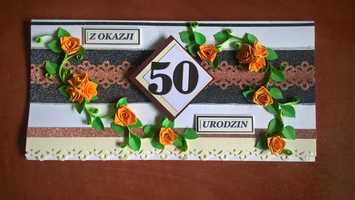 Kartka urodzinowa 50-te Urodziny