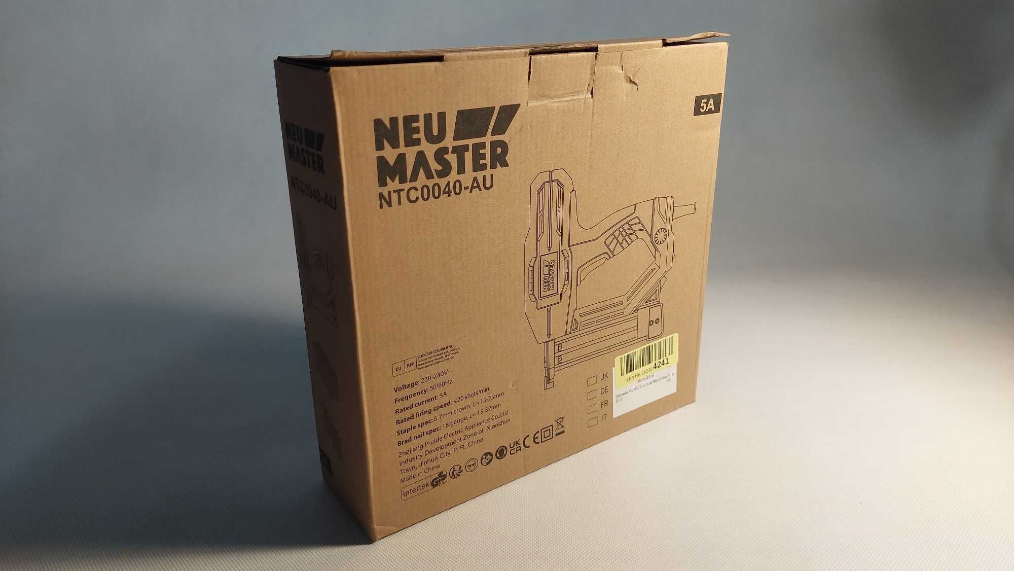 Sprzedam elektryczny pistolet do gwoździ zszywek NEU MASTER NTC0040-AU
