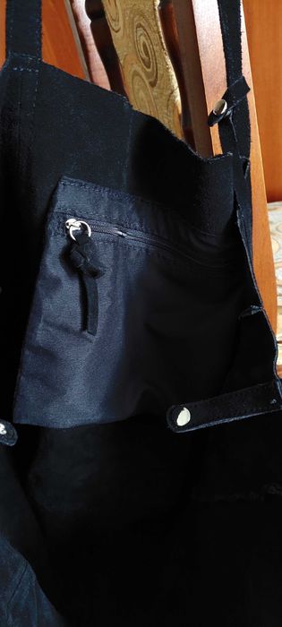 Сумка НАТУРАЛЬНА ЗАМШ Німеччина C&A ВЕЛИКИЙ РОЗМІР Тільки для Вінниці