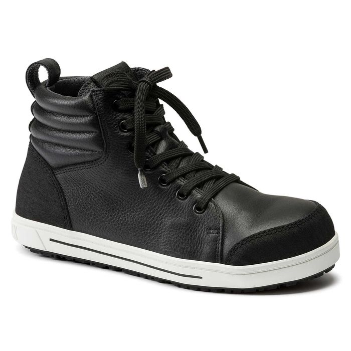 Кожаные хайтопы ботинки Birkenstock