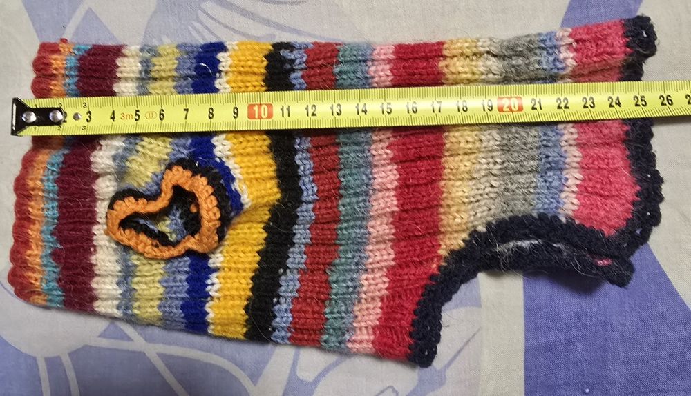 Комбінезон вязаний для невеликого песика чи котика