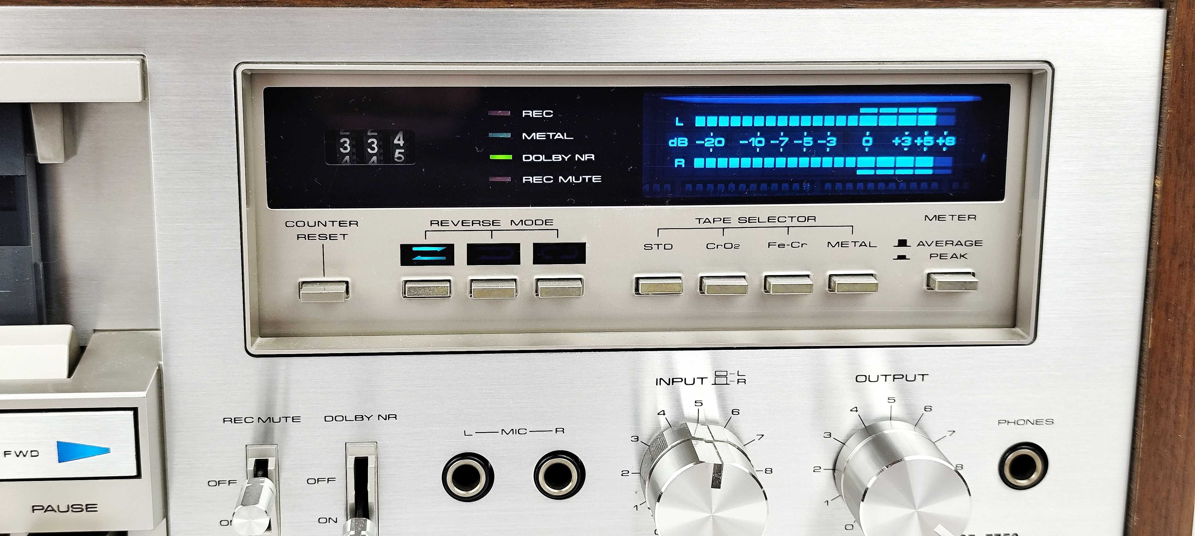 Pioneer CT-F750 blue line super magnetofon STAN KOLEKCJONERSKI