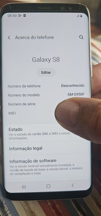 Samsung galaxy S8 , boas condições