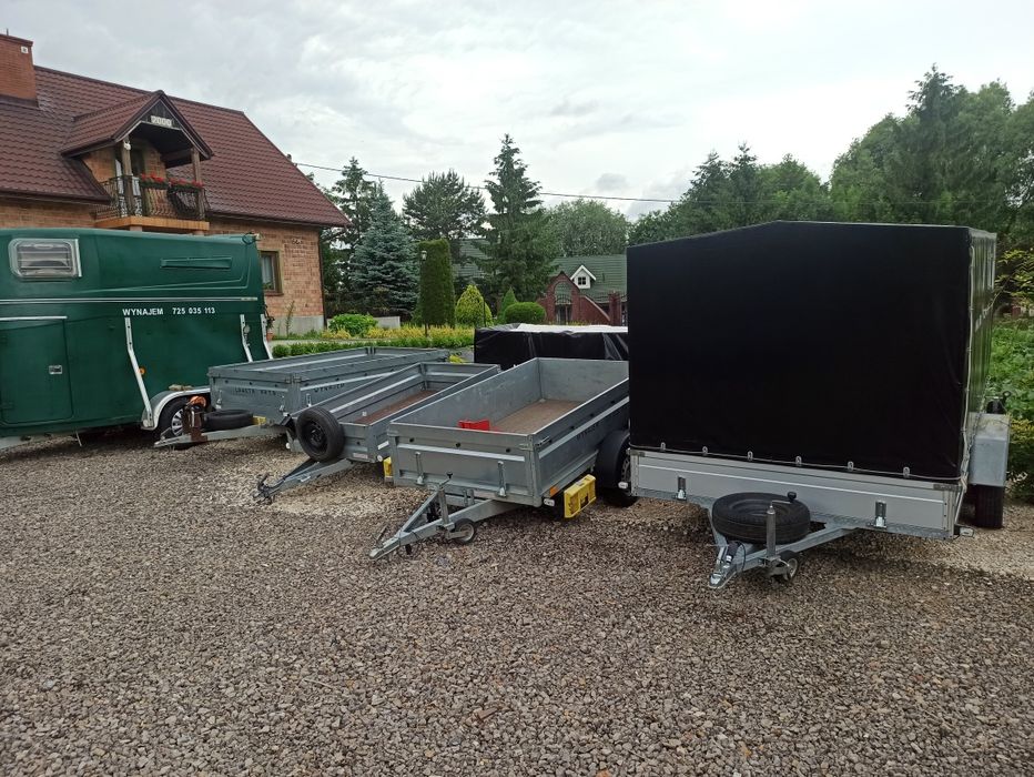 WYNAJEM PRZYCZEP,DŁUŻYC, KŁONIC DMC 750,1300,2000 KG brak kaucji