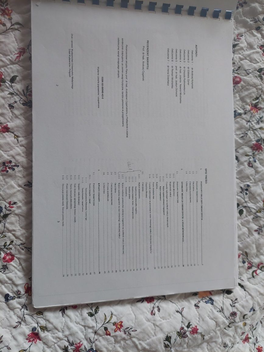 Skrypt z chemii ogólnej i nieorganicznej dla analityki medycznej