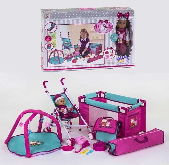 Набор Doll Stroller 81868, пупс 5 функций, розпродаж