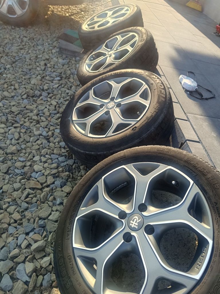Alufelgi REDS 16" 4x100 + opony letnie 205/55