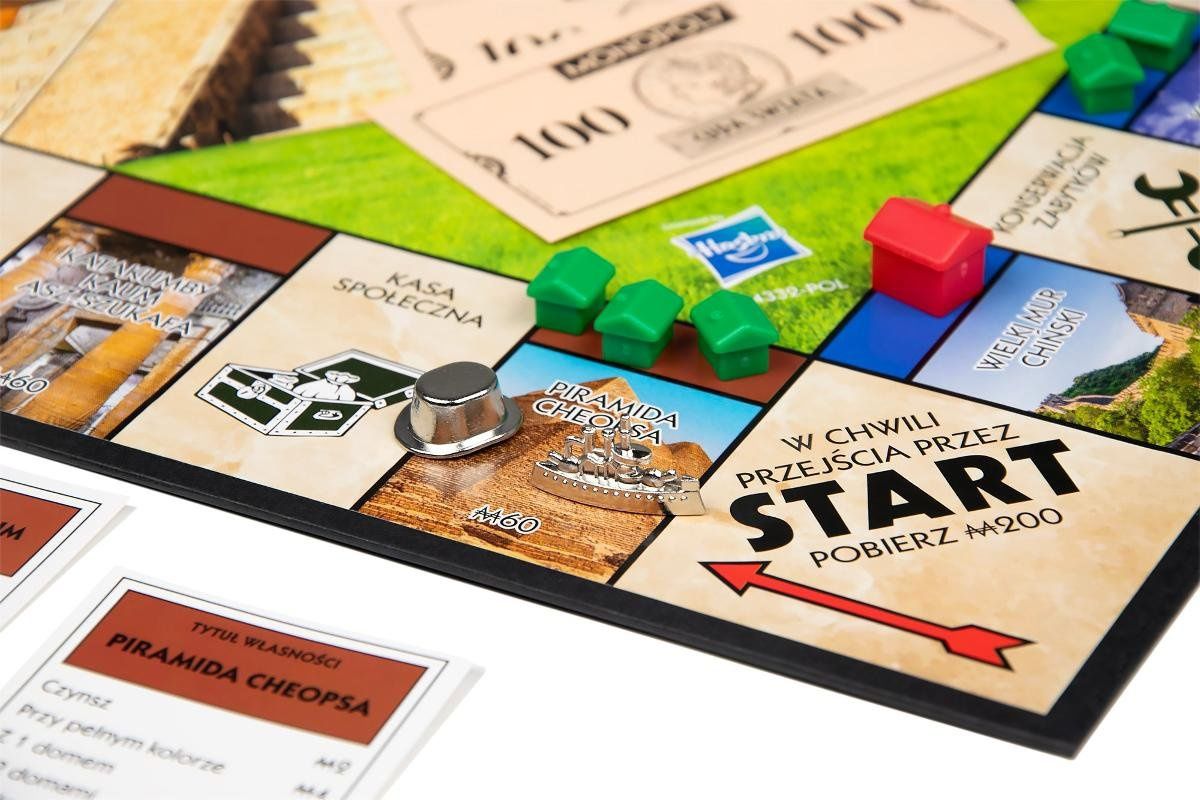 Monopoly Cuda Świata Gra planszowa rodzinna towarzyska